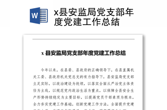 支部党课党支部总结ppt