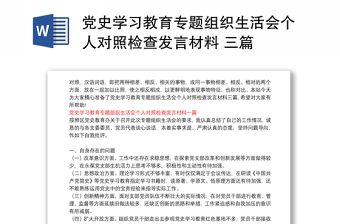 主题教育专题组织生活会ppt