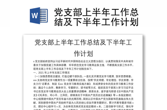 党支部总结及计划PPT