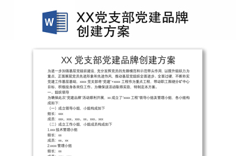 党建品牌建设交流PPT
