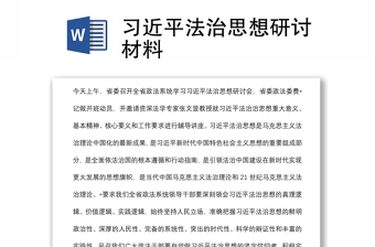 习近平法治思想党课ppt