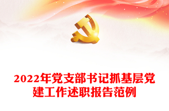 小学党支部书记述职ppt