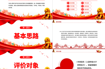 2022新时代共青团员先进性评价指导大纲PPT简约党政风团员先进性指导标准和评价细致团建课件
