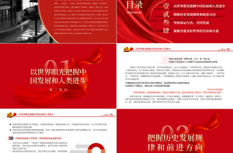 2023深刻把握坚持胸怀天下的科学内涵PPT精品风党员干部学习教育专题党课PPT