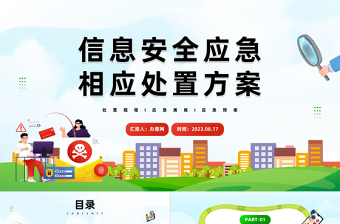 信息安全党课ppt封面