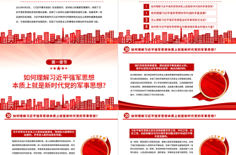 让真理之光照耀强军征途党政风2023年怎么看学懂弄通做实习近平强军思想专题党课课件模板