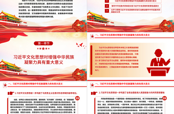 促进各族人民共建中华民族共同体意识ppt大气简洁深入学习习近文化思想民族融合篇基层党组织党支部党员干部学习党课课件