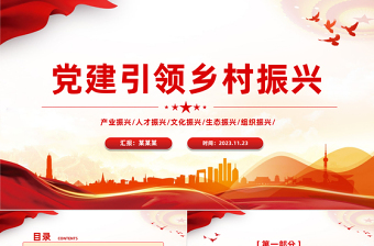 乡村振兴党课PPT
