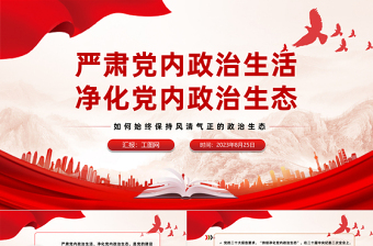 2025风清气正党课大全ppt