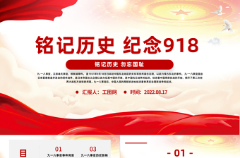 铭记历史争当先锋党课课件ppt