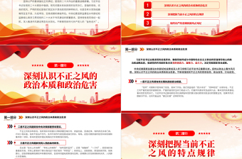 2022坚持党性党风党纪一起抓以严的基调强化正风肃纪PPT党政风优质风党员干部学习教育专题党课党建课件