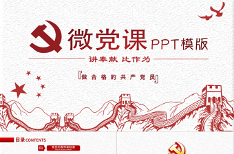 我是党课主讲人演讲稿ppt