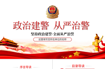从严治党从严治警ppt