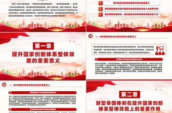 健全新型举国体制提升国家创新体系整体效能PPT党政风党建风党员干部学习教育党课
