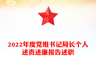 个人述责述廉报告ppt