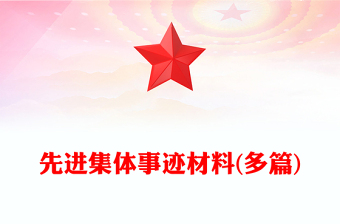 先进模范事迹