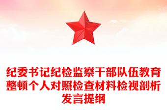 国企纪检书记党课ppt