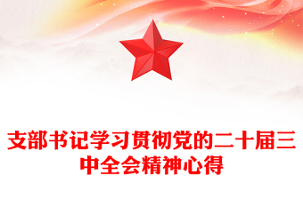 2024全面学习解读党的二十届三中全ppt