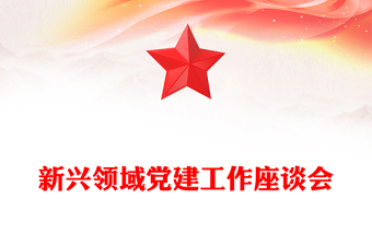 新兴领域党建工作PPT党政风简约党建工作部署模板(讲稿)