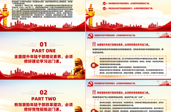 2025修好三门课当好第一方阵青年排头兵年轻干部教育党课PPT课件