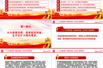 2025政府工作十大任务PPT党政风两会精神学习课件