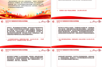 2025习近平关于加强党的作风建设论述摘编（一）PPT党课课件