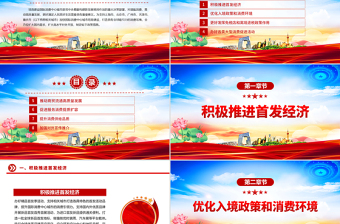 大气简洁《关于支持国际消费中心城市培育建设的若干措施》PPT课件