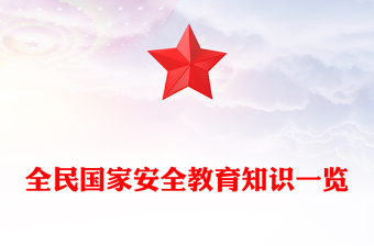 全民国家安全教育日十周年PPT增强安全意识维护国家安全课件下载(讲稿)