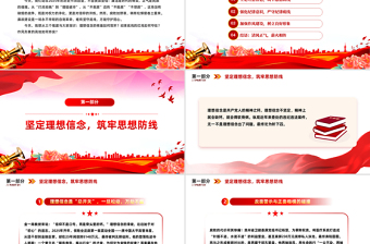 精品廉政建设党课PPT坚守廉洁底线弘扬清风正气课件下载