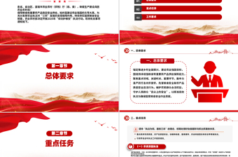 红色简洁关于开展2025年“绿剑护粮安”执法行动的通知PPT课件