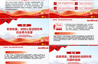 在全县干部警示教育会上关于违规吃喝专项整治的专题党课PPT课件