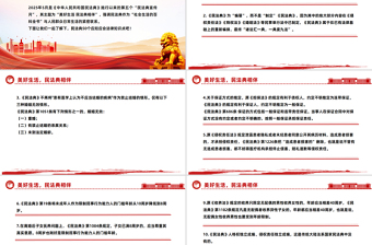 2025民法典宣传月PPT关于《民法典》的50个法律知识点课件