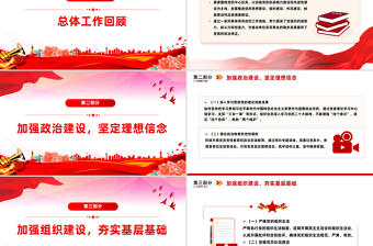 2025党委（党组）上半年党建工作总结PPT模板下载