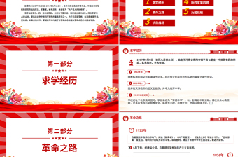 党政风彭雪枫PPT共产党人好榜样党史人物介绍党课