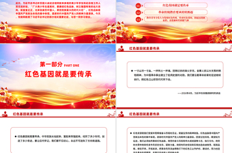 党建风始终赓续红色血脉PPT总书记的部分相关重要论述微党课
