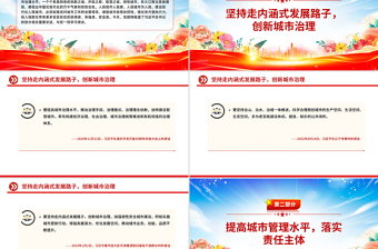 2025健全城市管理体制提高城市管理水平PPT总书记的部分相关重要论述