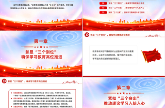 党内主题学习教育工作总结PPT模板下载