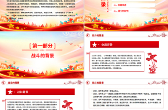 1937平型关大捷PPT纪念抗日战争胜利80周年系列党课课件