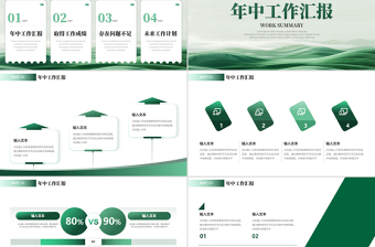 2025残联工作总结PPT简洁清新残联协会公益爱心模板下载