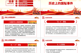 2025九一八事变PPT红色铭记历史勿忘国耻珍爱和平爱国主义教育党课课件