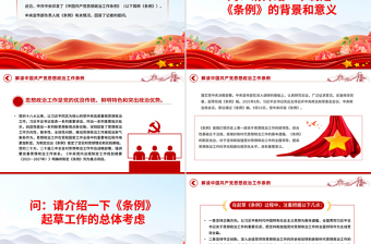 《中国共产党思想政治工作条例》解读PPT课件下载