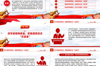 精美实用高举思想旗帜筑牢安全防线PPT全面提升新时代意识形态工作质效党课下载