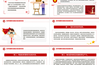 简洁风怎样理解完善区域创新体系PPT《建议》问答学习课件